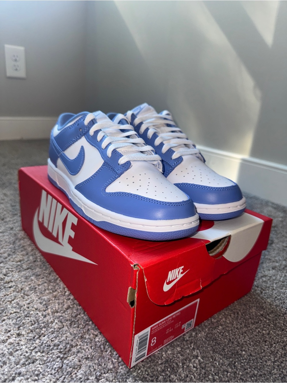 Nike Dunk Low Retro Polar Blue | Men’s Size 8 | NEW 🩵